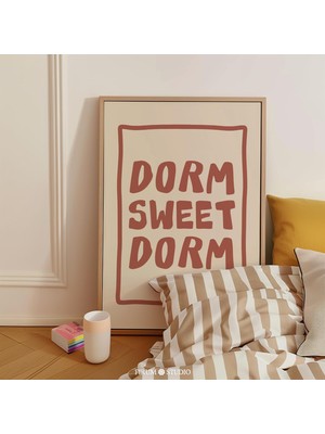 Yurt Tatlı Yurt Modern Duvar Sanatı, Eklektik Boho Tipografi Poster