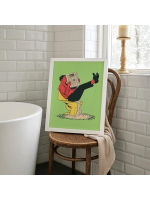 Komik Banyo Sanatı: Retro Tuvalet Gazetesi (, / Dosya)