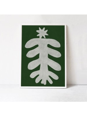 Noel Duvar Sanatı Posteri, Sanat, Soyut Noel Ağacı