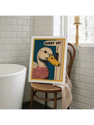 Komik Ördek Banyo Sanatı: Retro Pop Mizah Tuvalet Dekoru (& Dosyalar)