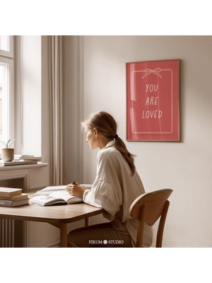 Daire Duvar Dekoru Için Sevimli Kırmızı Koket Sevgililer Günü Sanatı - Trend Yurt Odası, Şık Ev Estetiği |