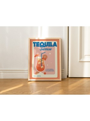 Tequila Sunrise, Retro Bar Sanatı, Özel Kokteyl Tarifi