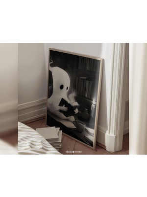 Vintage Hayalet Sanatı, Cadılar Bayramı Okuma Köşesi Dekoru