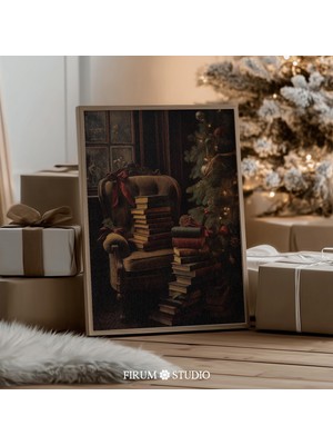 Rahat Vintage Noel Duvar Sanatı