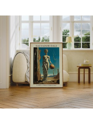 Salvador Dali Sanatı Gerçeküstü Kadın Poster, Baskılar, Dali Duvar Sanatı