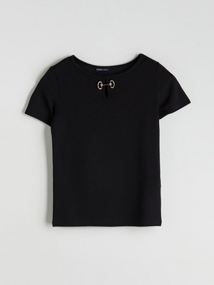 Lc Waikiki Yeni Sezon Bisiklet Yaka Kadın Tişört