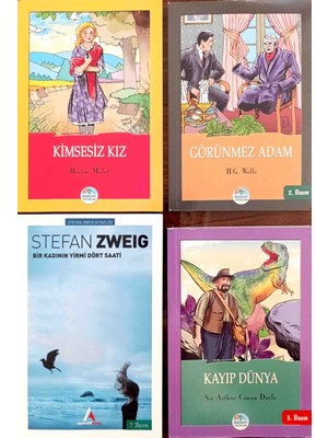 Kayıp Dünya - Kimsesiz Kız - Görünmez Adam - Bir Kadının Yirmi Dört Saati