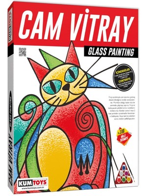5001 Kumtoys Cam Vitray - Glass Painting / +6 Yaş