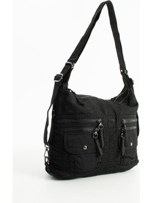 Ister Sırt Ister Omuz Ister Çapraz Askılı Fonksiyonel Kullanım Kadın Çantası 30*41 cm Büyük Boy