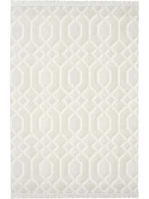 Aren Halı Urzy Modern Krem Polyester Makine Halısı