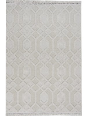 Aren Halı Fours Modern Bej Polyester Makine Halısı