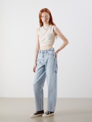Lc Waikiki Yeni Sezon Baggy Fit Kadın Jean Pantolon