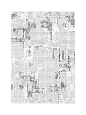 Aren Halı Sanluri Modern Gri Polyester Kaydırmaz Taban Makine Halısı