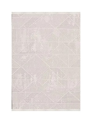 Aren Halı Calau Modern Bej Mikropolyester Pamuk Tabanlı Makine Halısı