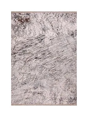 Aren Halı Cabrera Modern Gri Polyester Kaydırmaz Tabanlı Makine Halısı