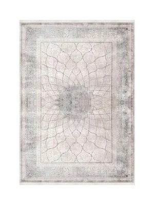 Aren Halı Stulpe Klasik Göbekli Bej Viskon ve Akrilik Makine Halısı