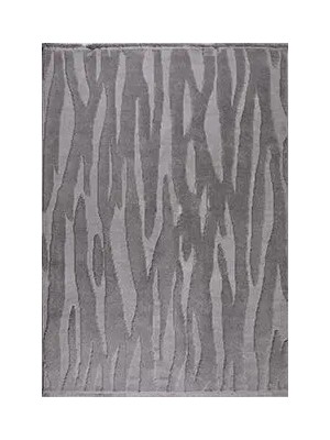 Aren Halı Borgorose Modern Gri Polyester Kaydırmaz Taban Makine Halısı