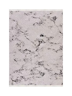 Aren Halı Kamenz Modern Gri Mikropolyester Pamuk Tabanlı Makine Halısı