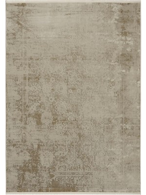 Aren Halı Vado Çerçeveli Bej Polyester Makine Halısı