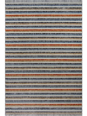 Aren Halı Lomita Modern Karışık Renkli Polyester Makine Halısı