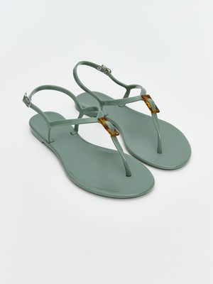 Lc Waikiki Yeni Sezon Toka Detaylı Parmak Arası Kadın Plaj Sandaleti