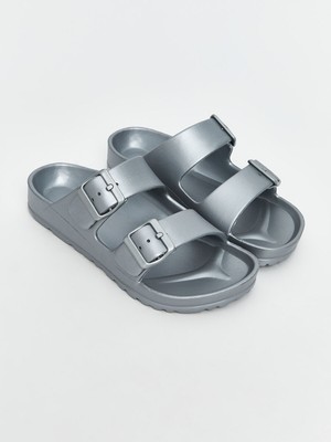 Lc Waikiki Yeni Sezon Çift Bantlı Kadın Terlik