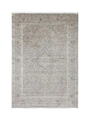 Impruneta Klasik Göbekli Bej Viskon ve Rayon Makine Halısı