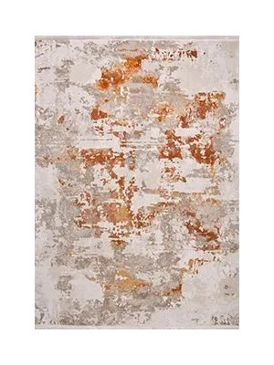 Geismar Modern Krem Triko Akrilik Pamuk Tabanlı Makine Halısı