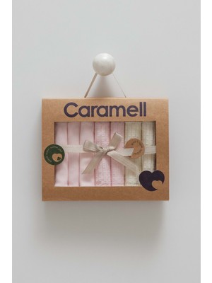 Soft Color 7li Bebe Mendili - Caramell  - MND1597 - Pembe - St - MND1597-PEMBE-ST Pembe