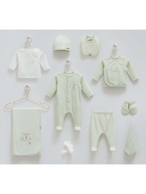 Good Baby 10LU Hastane Çıkışı - Caramell  - ZE2009 - Yeşil - 0 - 3 Ay - ZE2009-YEŞIL-0 - 3 Ay Yeşil