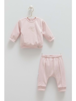 Pretty Baby Ön Nakışlı Alt Üst Takım - Caramell  - TKK2133 - Lila - 12 - 18 Ay - TKK2133-LILA-12 - 18 Ay Lila