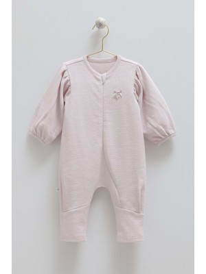 Love Feel Balon Kollu Tulum - Caramell  - TK1995 - Lila - 3 - 6 Ay - TK1995-LILA-3 - 6 Ay Lila