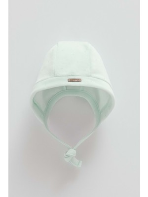 Star Poınt Bağcıklı Şapka - Caramell  - SPE2160 - Yeşil - 1 - 3 Ay - SPE2160-YEŞIL-1 - 3 Ay Yeşil