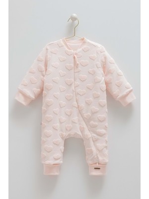 Cute Dreams Kalp Detaylı Uyku Tulumu - Tog 2.5 - Caramell  - UTK1903 - Pembe - 9 - 12 Ay - UTK1903-PEMBE-9 - 12 Ay Pembe