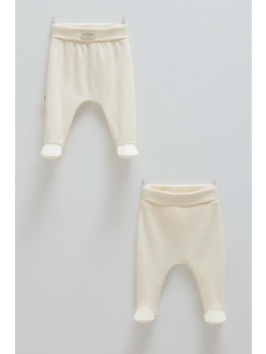 Soft Colour Patikli Ikili Pantolon - Caramell  - APU1594 - Ekru - 0 - 1 Ay0 - 1 Ay - APU1594-E-0 - 1 Ay0 - 1 Ay Ekru