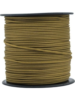 Mg Ropes Paraşüt İp, Bileklik, Tesbih ve Hobi İpi 1 mm 100 Metre Makara Koyu Altın