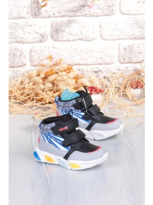 Vicco 946.B25K.420 David Siyah Rahat Hafif Işıklı Erkek Çocuk Bot