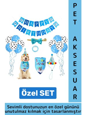 Evcil Hayvan Pet Ilgi Çekici Moral Yükselten Köpekler Için Eğlenceli Ödül Doğum Günü Partisi Seti