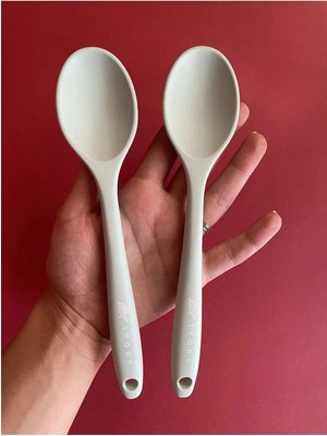 Silikon 20 cm 2'li Kaşık Seti