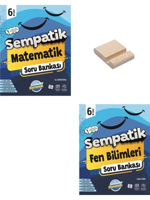 6. Sınıf Sempatik Matematik ve Fen Bilimleri Soru Bankası + Telefon Standı