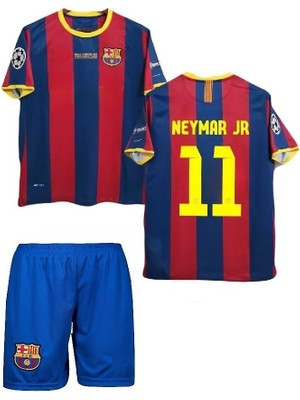 Barcelon'a Neymar Retro Futbol Çocuk Forması 2'li Set Forma+Short