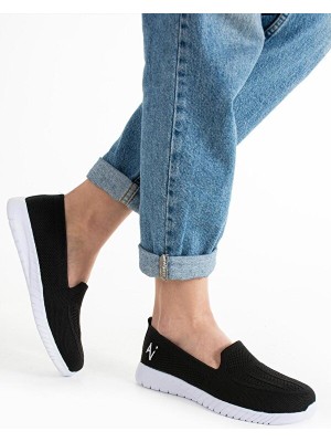 Kadın Örme Ses Yapmaz Ortopedik Rahat Hafif Günlük Sneaker Ayakkabı