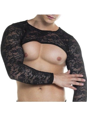 Erkek  Fantezi Dantel Crop