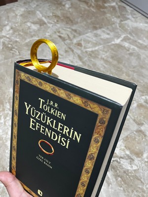 Yüzüklerin Efendisi Tek Yüzük Kitap Ayracı - The One Ring Tasarım