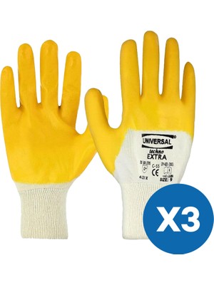 Universal Extra C-55 Nitril Eldiven (3 Çift)