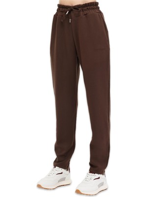 Lumberjack 5W Wb 22CARLA-P CT693 5pr Eşofman Alti Kahverengi Kadın Eşofman Altı