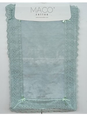 Turkuaz Renkli Kenarlı 2'li Banyo Paspas Seti, Şık ve Konforlu.