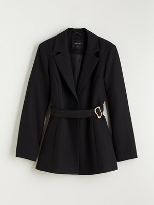 Lc Waikiki Yeni Sezon Beli Kemerli Kadın Blazer Ceket