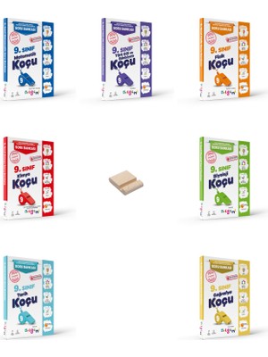 Origami 9. Sınıf Tüm Dersler Soru Bankası 7li Set + Telefon Standı