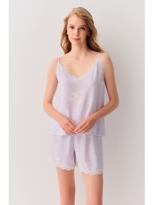 Suwen Lithium Atlet Şort Pijama Takımı